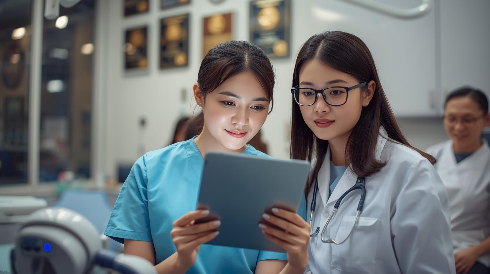 Dental Ordering Group - Two Dental Nurses - iPad