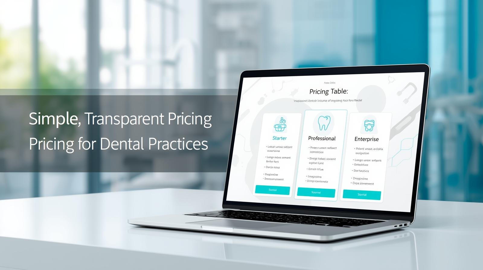 Simple, Transparent Pricing for Dental Practices
